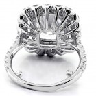 Halo Engagement Ring Setting with total of 1.35 cts,18KT